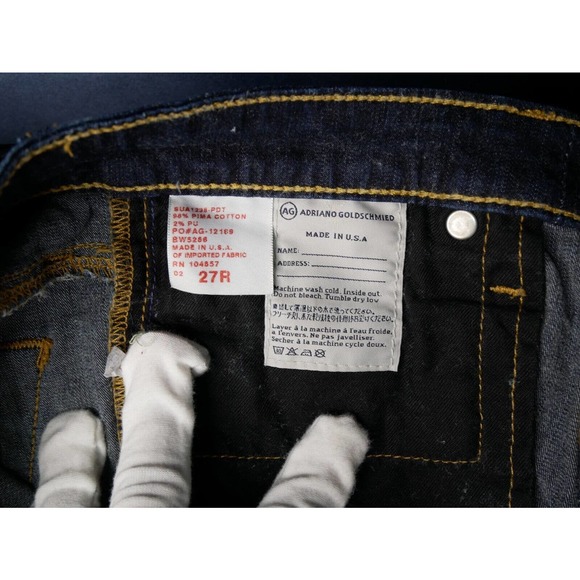 Womens AG Jean Bermuda Denim / Jean Shorts Size 27R by Adriano Goldschmied - Picture 4 of 6